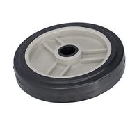 Duokon Ruedas Giratorias de Alta Resistencia de 4 Pulgadas Ruedas de Compresor de Aire ABS con Soporte de Acero Rodamiento Suave de 95 Mm 22 Mm de Espesor para Equipos Industriales Taller Móvil Uso