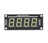Duokon TM1637 Módulo de Pantalla LED de 4 bits y 7 Segmentos con Punto Decimal 5V para (MRA172C Blanco)