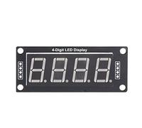 Duokon TM1637 Módulo de Pantalla LED de 4 bits y 7 Segmentos con Punto Decimal 5V para (MRA172D Verde)