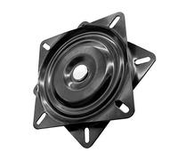 Duokon Universal 360 Grados Heavy Duty Placas giratorias Bar Taburete Cuadrado Reemplazo Giratorio para Silla de Taburete de Bar(6 Inch)