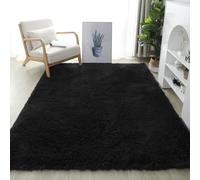 DUOLEH Alfombra moderna antideslizante para sala de estar, alfombra de área que no se desprende, alfombra de pelo grueso lavable, alfombra esponjosa ultrasuave para salón, dormitorio, cocina (200 x