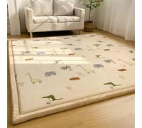 DUOLEH Alfombras suaves para sala de estar para interiores, alfombra de pelo corto para dormitorio, alfombras modernas con parte inferior antideslizante, alfombra lavable (100 x 200 cm, estilo 1)