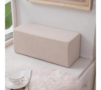 DUOLEH Almohada gruesa para reposabrazos, cojín con cremallera, relleno de espacio de cama, cojín para leer, relajarse, lavable, cojín cuadrado para reposacabezas, almohadas lumbares (40 x 15 x 15 cm