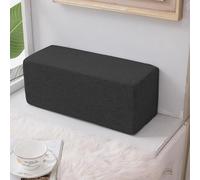 DUOLEH Almohada gruesa para reposabrazos, cojín de apoyo para los brazos del sofá con cremallera, relleno de espacio de cama, cojín para leer, relajarse, lavable, cojín cuadrado para reposacabezas