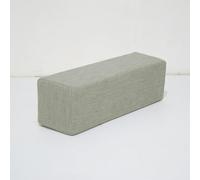 DUOLEH Cojín de apoyo para reposabrazos de sofá, almohada rectangular para relleno de espacio de cama, almohada con funda extraíble lavable, cojines de cierre (40 x 20 x 15 cm, gris)