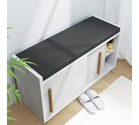 DUOLEH Cojín de banco impermeable para ventana de bahía, cojín de banco de jardín, tapete rectangular para sofá, cojines de 2 plazas para interiores para muebles de sala de estar, patios, alfombrilla