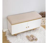 DUOLEH Cojín largo para asiento de banco de zapatos para interiores, 2/3/4 plazas, cojín de renovación de sofá, cojín de espuma de 5 cm de grosor con funda extraíble (60 x 30 x 5 cm, caqui)
