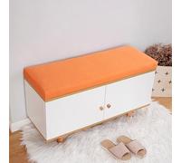 DUOLEH Cojín largo para silla o banco de zapatos, cojín para asiento de interior, 2/3/4 plazas, cojín de renovación para sofá, cojín de espuma de 5 cm de grosor con funda extraíble (80 x 40 x 5 cm,