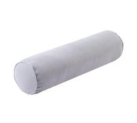 DUOLEH Cojín redondo de apoyo para reposabrazos, relleno de espacio de cama para soporte de cabeza/cuello/lumbar, cojín de apoyo lumbar, ideal para masaje y yoga (40 x 15 cm, plateado)