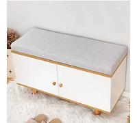 DUOLEH Cojines para banco de ventana y zapatero, tapete lavable para asiento de cocina, cojín de banco de 2/3 plazas para sofá, sala de estar, muebles de silla de piano (60 x 35 x 5 cm, gris 2)