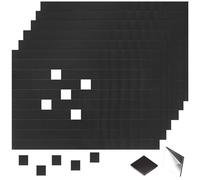 Duoleimi 600 Piezas Placas magnéticas Autoadhesivas, 1x1 cm imán Autoadhesivo, imanes para Pegar para Pizarra Blanca Nevera Oficina Escuela