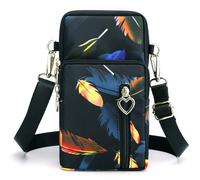 DuoLmi Pequeños bolsos cruzados para mujer, bolso universal para teléfono celular, bolsillos ligeros, mini bolso de hombro