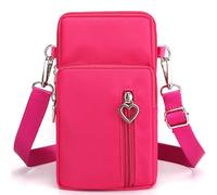DuoLmi Pequeños bolsos cruzados para mujer, bolso universal para teléfono celular, bolsillos ligeros, mini bolso de hombro