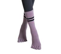 DuomaiJJ Calcetines Termicos Mujer 3 Pares De Calcetines De Yoga De Cinco Dedos Calcetines Deportivos Interiores No Deslizantes De Tubo De Interior Piso Cálido De Invierno-púrpura-código Universal