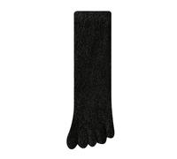 DuomaiJJ Calcetines Termicos Mujer 4 Pares De Calcetines De Cinco Dedos para Mujeres Calcetines De Sueño Calientes Espesos De Invierno-Negro-código Universal