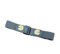 DuomaiJJ Cinturones de Mujer 3 Paquetes Cinturón Elástico Para Perezosa Que Oculta La Cintura Y Se Puede Modificar Adaptarse A Pantalones Más Pequeños-azul Claro 2