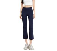 DuomaiJJ Pantalones Mujer Verano Leggings Deportivos De Cintura Alta para Mujer, Adelgazantes, Largo 7 8, Tejido Nude-Feel