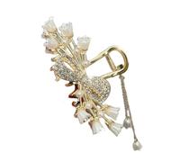 DuomaiJJ Pinzas Pelo Lirio De Diamantes Diario Imbécil 2 Paquetes Del Valle Gran Basina-13