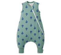 Duomiaomiao Saco de dormir para bebé de 1,5 TOG con piernas, 100 % algodón, con pies, unisex, para 1-2 años, seta