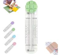 Duomiluo 4 in 1 paper cutter, Concernas 4 in 1 Multi-Function Paper Trimmer, Multi-Functional Bidirectional Papers Trimmer, for Cutting Papers, Coupons, Postcards, Scrapbook (Green)