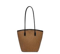 DUOMIYX Bolso de la Paja Bolsas De Paja De Moda Femenina De Gran Capacidad para Bolsos De Verano-C1-30 * 26 * 10 Cm