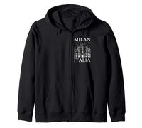 Duomo di Milano y Vacaciones a Juego en Milán Sudadera con Capucha