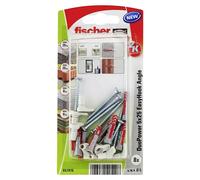 Duopower Alcayata Easyhook (Ø x L: 5 x 25 mm, Acero, 8 ud.)