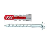 Duopower Set de tacos y tornillos S DIY (Ø x L: 10 x 50 mm, Nylon, 10 ud.)