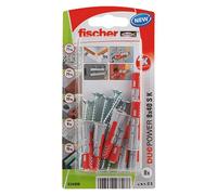 Tacos duopower + tornillos 8 x 40 mm fischer 8 uds