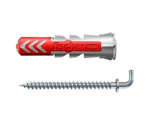 Duopower Taco universal con alcayata (Ø x L: 8 x 40 mm, Nylon, 4 ud.)