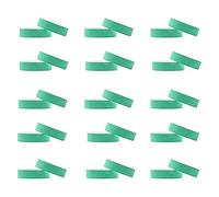 Duories 500 pulseras de entrada de papel, resistentes al agua, cintas de entrada imprimibles para seguridad y control para fiestas, eventos, festivales, 19 x 255 mm, color verde