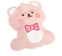 Duories Bolsa de agua caliente con funda - Bolsa de agua caliente de PVC con tapa y diseño de animales dulces, gran regalo para mujeres, hombres y niños, oso B