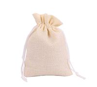Duories Jute Geschenksäckchen Schmuckbeutel,10 STK 20 x 30 cm Jutesäckchen Geschenkbeutel Bonbonsbeutel Stoffbeutel Jute Säckchen Taschen mit Kordelzug für Weihnachten Hochzeit Party Schmuck Geschenk,