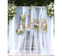 Duories Tela de tul suave de 1 m x 160 cm, tela de tul para coser, tela de malla decorativa para arbor, boda, cortina de arco para boda, decoración a mano, arco para ceremonia, fiesta, decoración