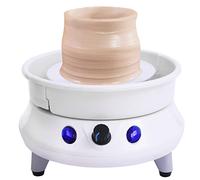 Duoruameng Rueda de alfarería eléctrica de 120 W, rueda de cerámica, 0-2000 rpm, para niños, bricolaje, alfarería