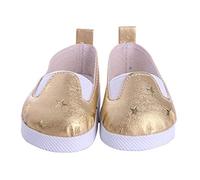 DUORUI Zapatos de Muñeca Zapatillas de Deporte Casuales para Muñeca New Born Baby Patrón de Estrella de 18 Pulgadas