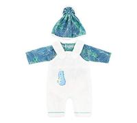 DUORUIMI Ropa de Muñeca Vestido de Tirantes Body para Muñeca New Born Baby Doll de 18 Pulgadas Patrón de Dinosaurio Unicornio