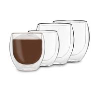 DUOS® Tazas de Cafe (2x 310ml, 400ml Jumbo) - Vaso doble pared, Taza te, Taza doble pared cristal, Vasos cafe cristal, Vaso cafe, Vaso de Cafe, Tazas de cristal, Taza doble cristal, Vasos doble pared
