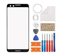 Duotipa Reemplazo de pantalla de cristal frontal compatible con Google Pixel 3 5.5 pulgadas, lente exterior frontal de cristal para Google Pixel 3 con herramientas