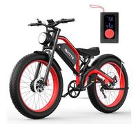DUOTTS N26 Bicicleta Eléctrica de Montaña Doble Motor 250W, 26x4.0 Fat Ebike con Batería Extraíble 48V 20Ah,Autonomía 120km, Bici Electrica con 7 Velocidades & App Bluetooth Ideal para Todo Terreno