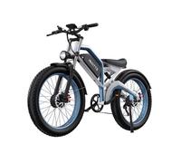 Duotts n26 e-bike -motor 750w*2 batería 48v20ah 26*4.0 neumáticos frenos hidráulicos - blanco azul