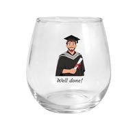 DUOYUN Copas de vino sin pie personalizadas con fotos y texto;copas de vino personalizadas de 350 ml o 470 ml;regalos de graduación para ella o para él;regalos para aniversarios,bodas o fiestas