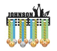 DUOYUN Estante de exhibición de medallas Personalizado, Soporte de Placa de identificación Personalizable, montado en la Pared, Adecuado para medallas o premios, Regalos para Atletas