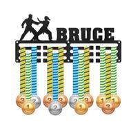 DUOYUN Estante de exhibición de medallas Personalizado, Soporte de Placa de identificación Personalizable, montado en la Pared, Adecuado para medallas o premios, Regalos para Atletas