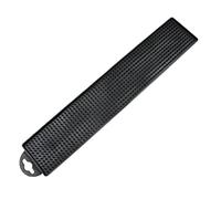 duozea Alfombrilla Escurreplatos Estrecho Estera Escurrir - Silicona Secado Esterilla Organizador Escurridor Platos Colgante Plegable Antideslizante para Fregadero Jabonera Botellas Cepillos, Negro