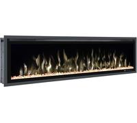 DUPI Chimenea Eléctrica 42 Nero Pro Lumina | 3 en 1 con Calefacción | Efecto Llama 3D Panorámica | 12 Colores Llama | Control Remoto | 106x43,5x15 cm (Negro, 42 Pulgadas)