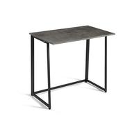 DUPI Escritorio Plegable Utility 80x50x72 cm - Mesa de Ordenador Gris para Estudio u Oficina en Casa, Escritorio Multifuncional con Estructura Metálica Moderna