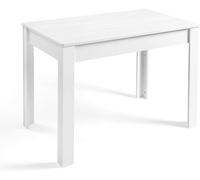 DUPI Mesa Comedor Aitana con Estructura y Tapa Superior de Madera (Blanco, 110x70)