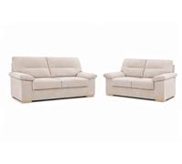 DUPI Sofá Star Pro | Conjunto 2 sofás de 3 + 2 plazas | 1 Sofá 3 plazas 190x100x90 cm | 1 Sofá 2 plazas 160x100x90 cm | Beige