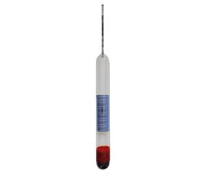 Dupla Marin Areómetro de precisión I para una medición de Densidad más precisa I Tabla de conversión integrada Temperatura de salinidad de Densidad en el Cuerpo vítreo